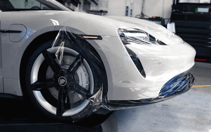 Clear shield against chips and scratches